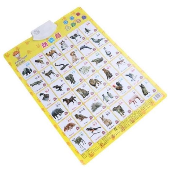 Affiche éducative Chiffres 1 à 100 - 110x107 Cm - Pour école Maternelle Et Apprentissage à La Maison