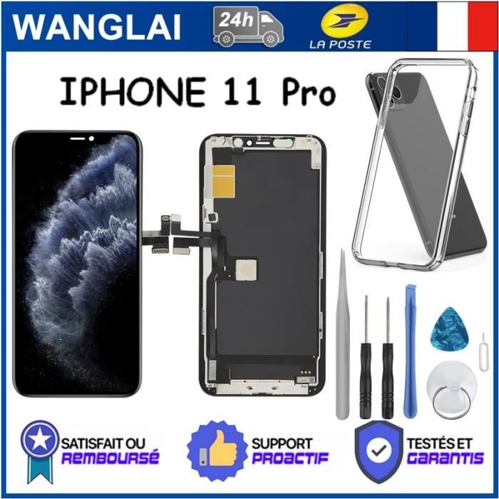 Noir Tactile Vitre + Écran LCD Pour iPhone 11 Pro + Coque