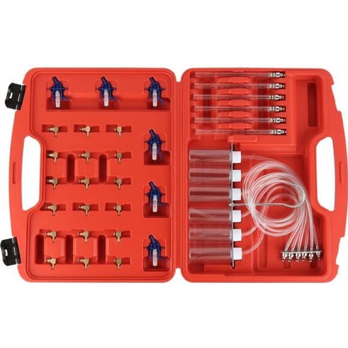 PERFECT KIT TEST DÉBIT 36PCS POUR INJECTEUR À RAMPE COMMUNE