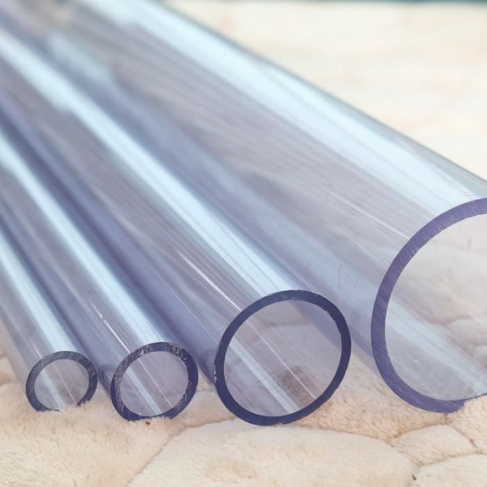 Version 75mm - 50 Cm Longueur Pvc Diamètre Extérieur Tuyau D'Eau D'Irrigation De Jardin Tube Transparent Aquarium Réservoir