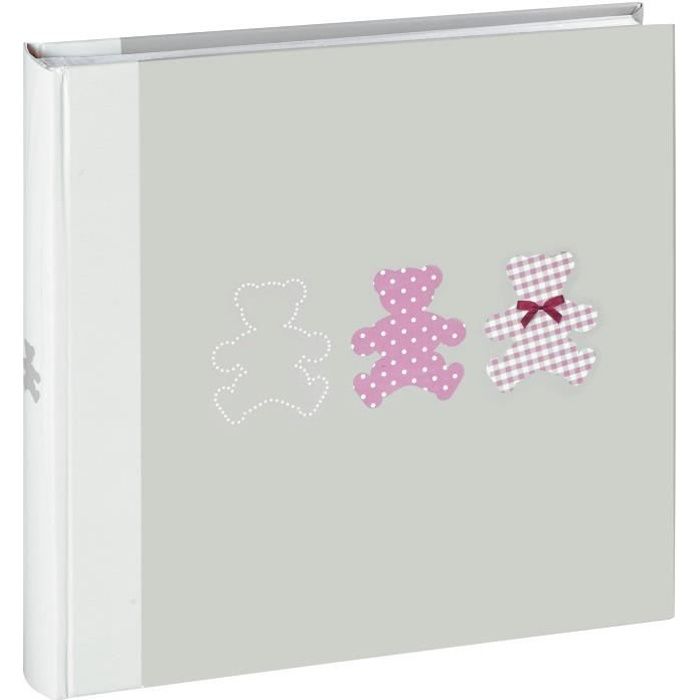 EMOTION Album photo traditionnel naissance Timotée rose 30x30 cm 60 pages