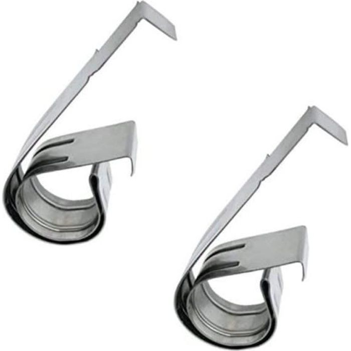 2X CLIP A RESSORT EASY POUR PLINTHE EPAISSEUR 15MM A 22MM MEUBLE SOL CUISINE SALLE DE BAIN VASQUE