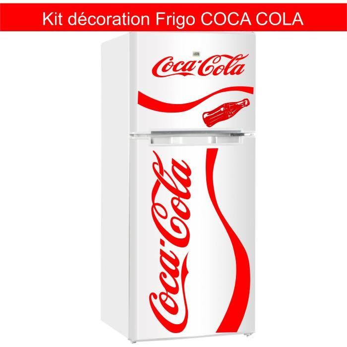 Coca Cola kit autocollant frigo - décoration intérieur