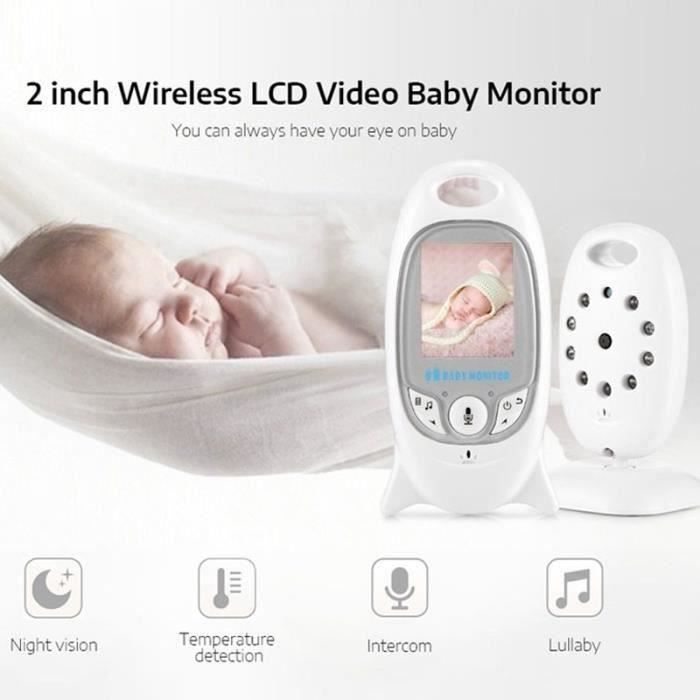 BabyPhone vidéo Sans fil 2 inches LCD screen Bébé Moniteur Ecoute Bébé Caméra de Surveillance
