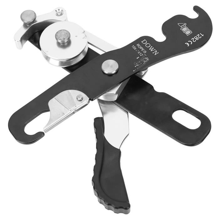 INGSHOP© Escalade Descendeur Arrêt auto-freinant Corde Pince Grab Rescue Climb Accessoires