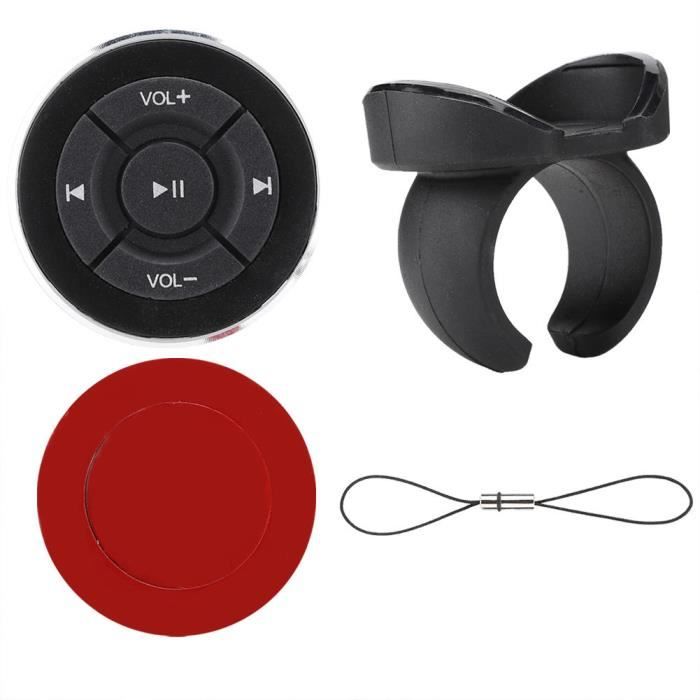 ZJCHAO télécommande Bluetooth Télécommande de téléphone de volant de contrôleur de Bluetooth de voiture de Bluetooth4.0