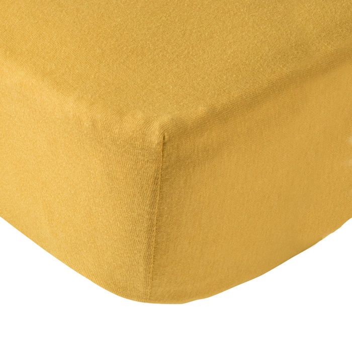 BABYCALIN Drap housse 70x140cm Moutarde
