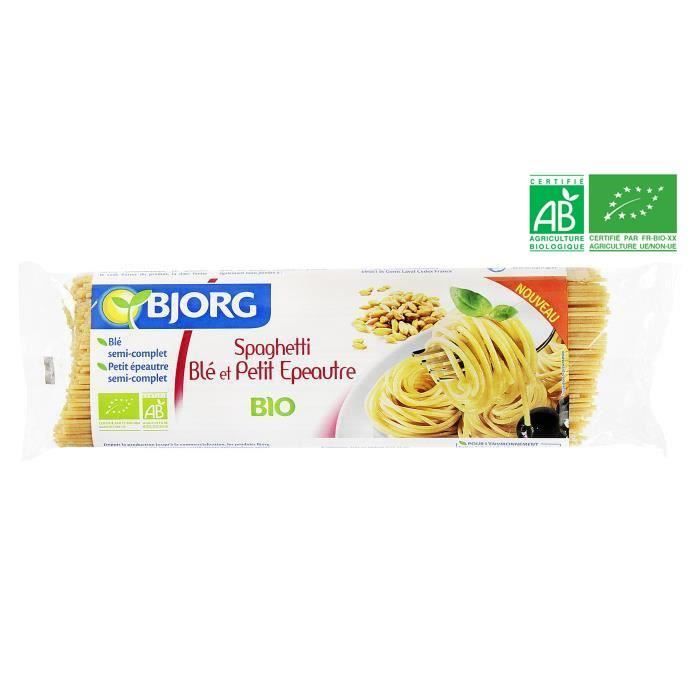 BJORG Spaghetti Blé Petit Epeautre Bio 500g