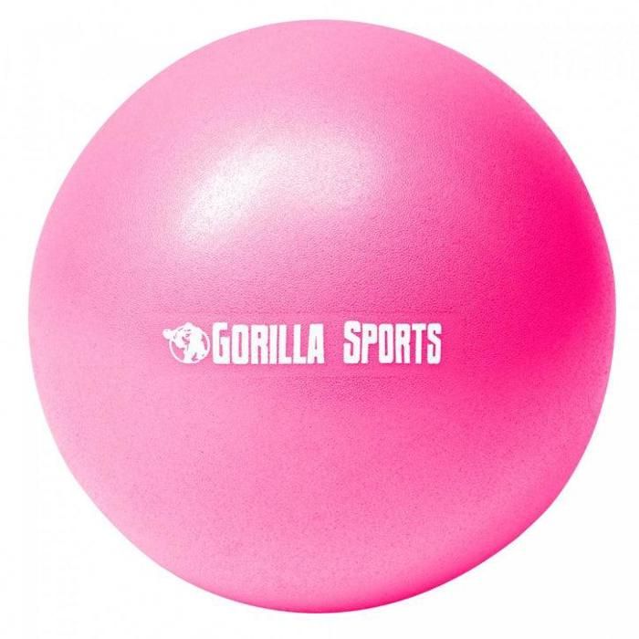 Mini-ballon d'exercice rose, ballon léger de Pilates Soft Ball - Diamètre : 28 cm