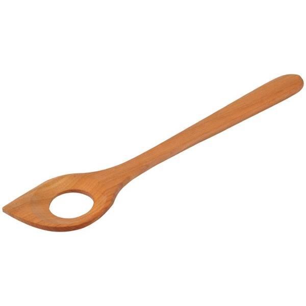Cuillére Cuillére Cuillére Cuillére Avec Trou - En Merisier L 30 cm