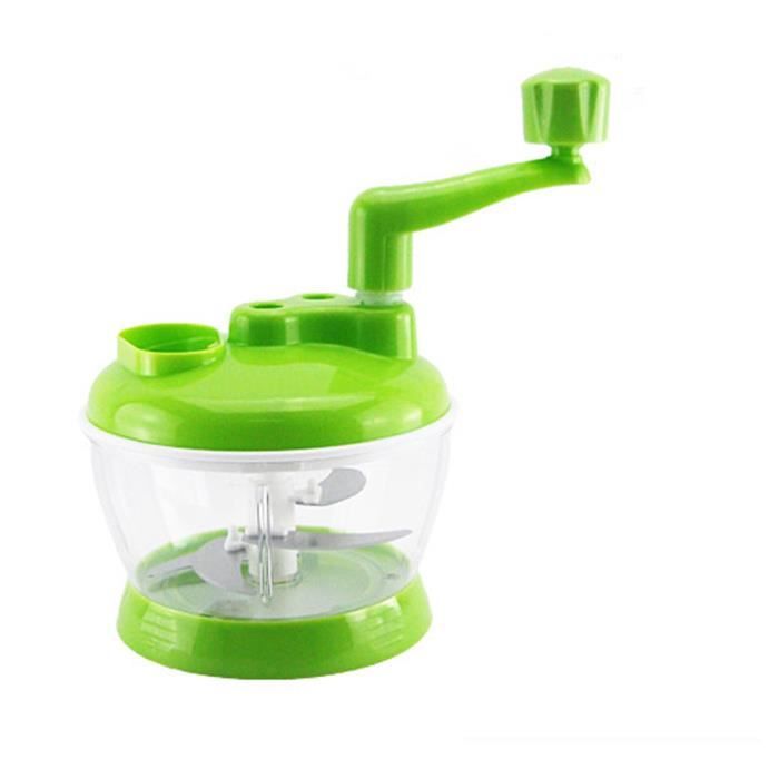 Hachoir à viande Manuel 4 lames moulinex à Légumes Ail Fruit Ustensiles de Cuisine Sauces Vert Pratique multifonction Broyeur Mixe