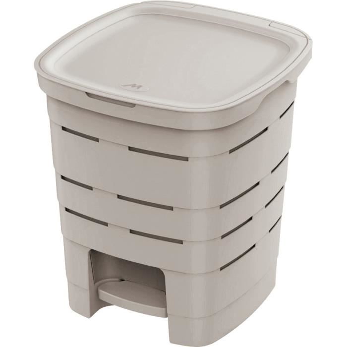 MONDEX Poubelle Signature - 6 L - Lin Sky