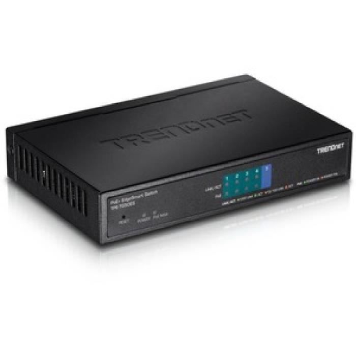 trendnet 5-port gigabit edgesmart poe+ switch (31w) noirRouteur, Wifi, Réseau 5-PORT GIGABIT EDGESMART POE+ SWITCH (31W) 150912