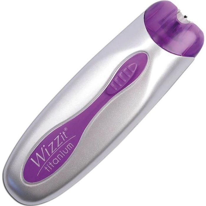 Wizzit Titanium + trousse manucure, épilateur électrique pour visage, jambes (homme et femme)