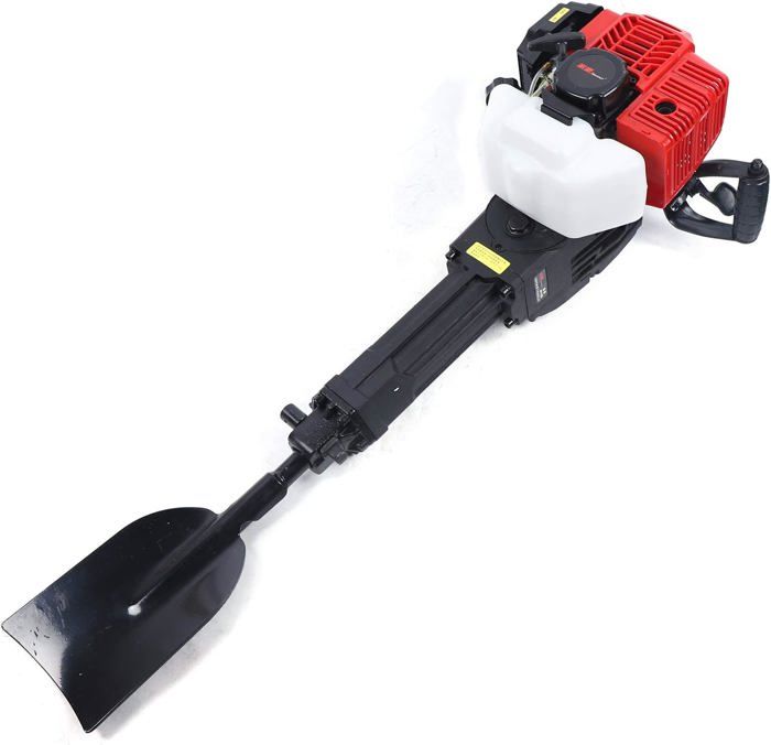 Excavatrice à essence 52cc 1900w plantation darbres pelle portable 2 en 1 excavatrice tige marteau