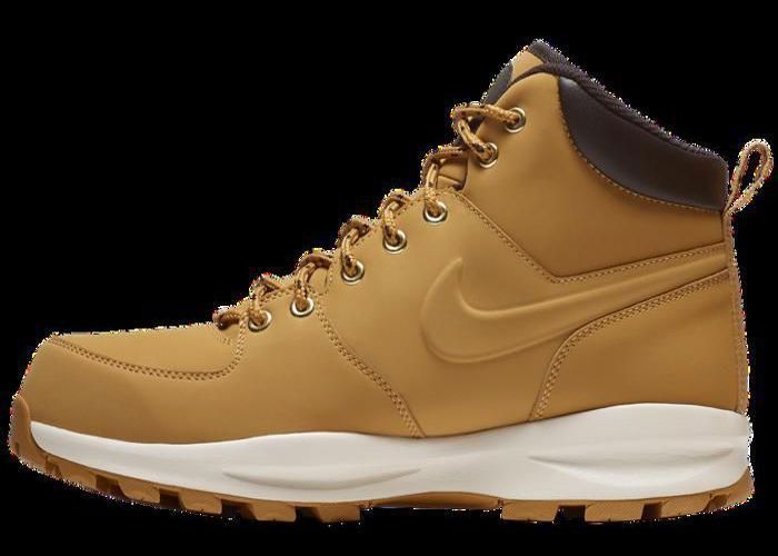 Nike Bottines - NIKE - Manoa Leather - Cuir - Marron - Lacets