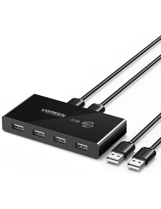 Switch Usb Kvm Usb 2x4 Ugreen Usb 2.0 (black)