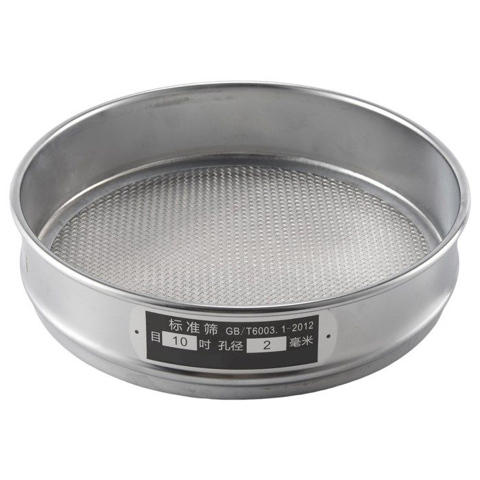Tamis En Acier Inoxydable 30 Cm Pour Terre Et Compost - Maille 4 Mm - Outil De Jardinage Pratique Et Solide