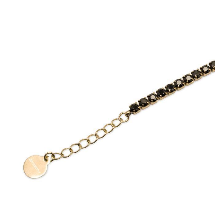 Bracelet tennis FREDDY Bracelet Tennis 4mm noir 20cm
