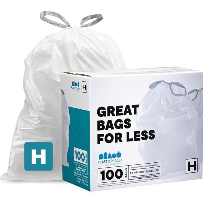 Emballage Pochette Pratique 100 Pieces Sacs Poubelle Hefty Compatible SimpleHuman - Taille H 25 Gallons - Lot De 100 - Robustesse Garantie Sacs 25 Gallons 100 Pièces Emballage Pochette Pratique 100 Pieces Sacs Poubelle Hefty Compatible SimpleHuman - Taille H 25 Gallons - Lot De 100 - Robustesse Garantie Sacs 25 Gallons 100 Pièces