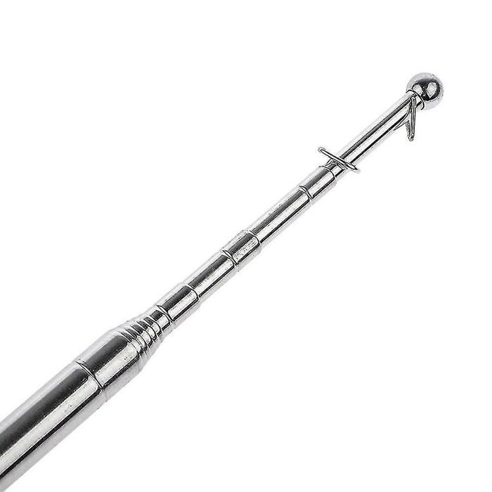 Bâton télescopique portable en acier inoxydable de 200 cm pour mesurer la distance sociale. Pointeur extensible pour mesurer