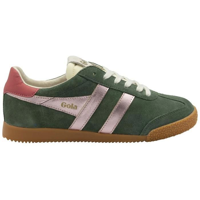 Baskets femme Gola Elan Glitz - evergreen/pink/coral
