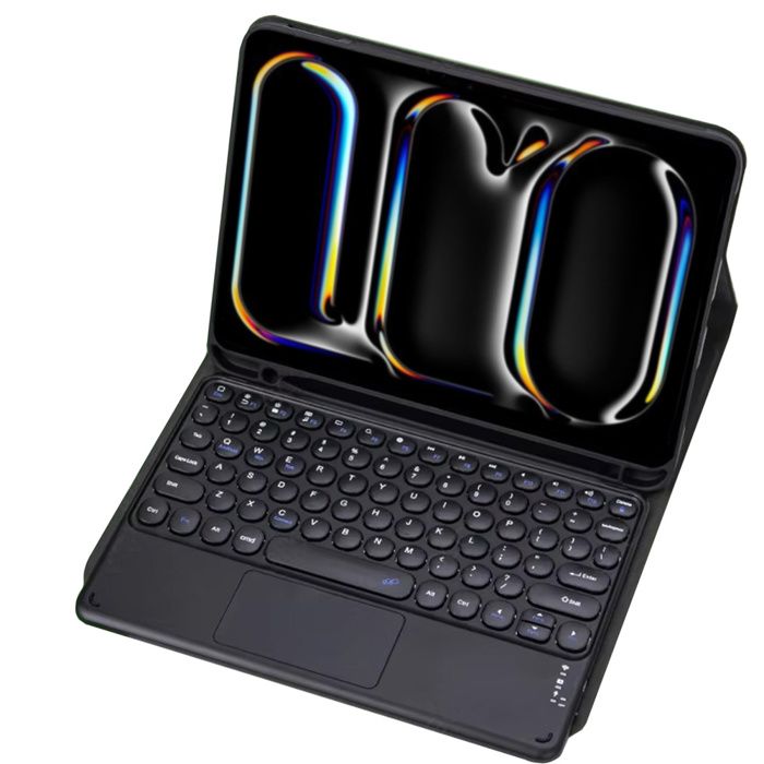 Étui clavier Bluetooth avec pavé tactile pour iPad Pro 11 Gen5 (noir)
