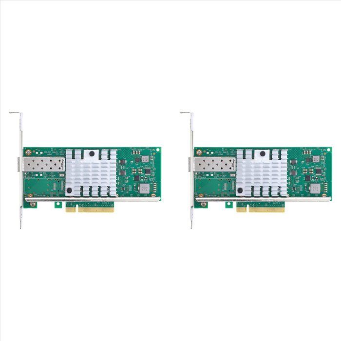 Elfcam - Carte Réseau 10Gb PCIe x8 avec 1 Port SFP+ - Puce Intel