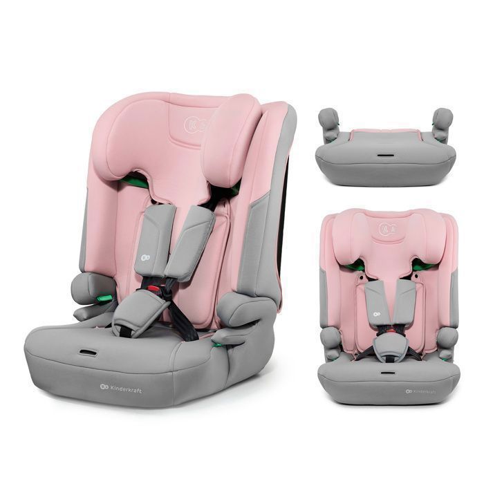 Siège Auto Kinderkraft I-COMFY 76–150 cm i-Size avec réglage EASY GROW dossier inclinable et SPS Rose