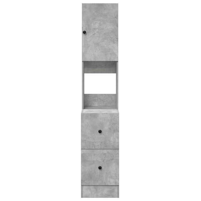 Moderne Placard/Armoire de cuisine SWEETY Meuble bas de rangement Gris 35x50x180 cm bois dingénierie BB2387
