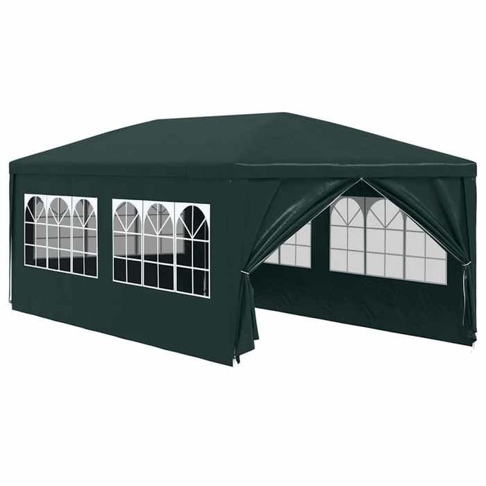 VIDAXL Tente de réception 3 x 6 m Vert - (6x3x2.55 m) BONNE2180