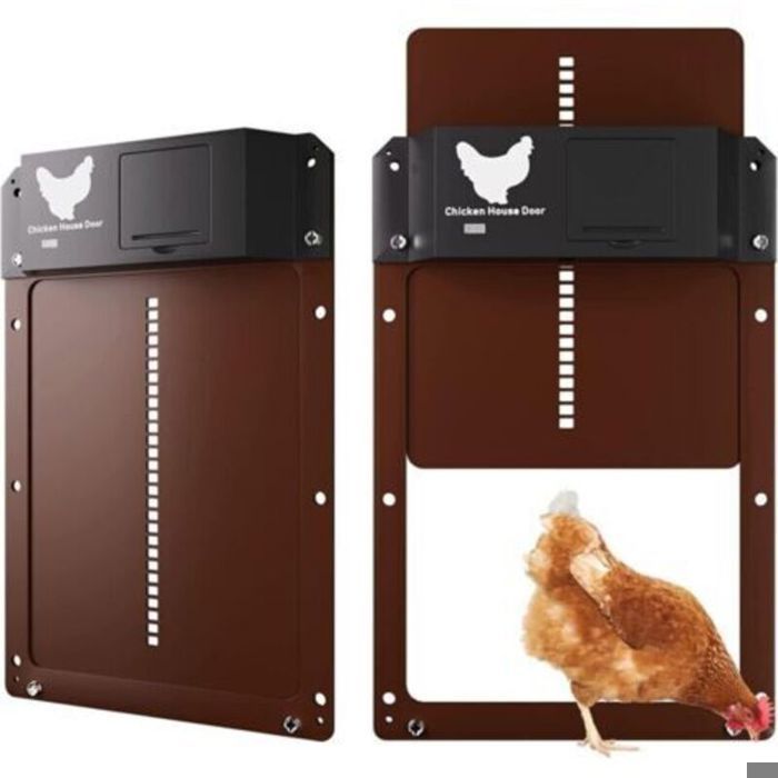 Porte poulailler automatique étanche Capteur lumineux -26°C à 60°C