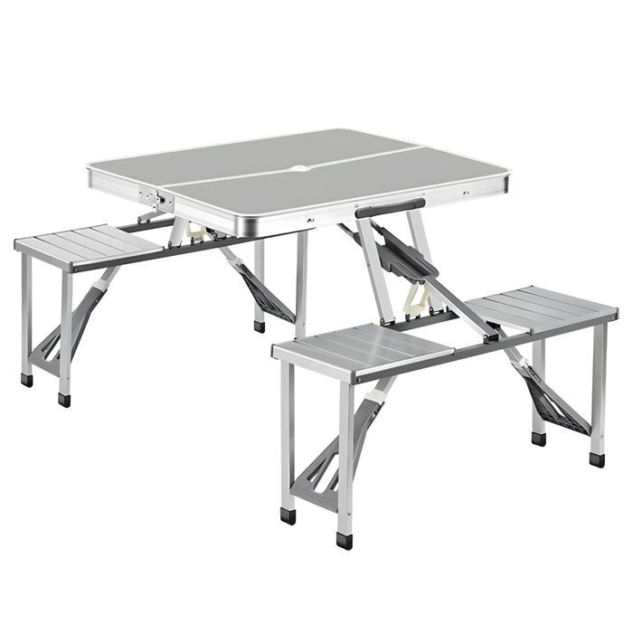 Table Valise Pique-Nique Camping banc  85x67 cm
