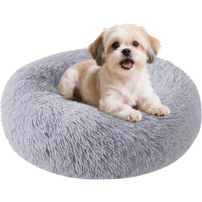 Lit Pour Chat DIntérieur-50Cm-Pour Petits Et Grands Chiens-Lit Rond Lavable Pour Chiot Et Chaton Avec Fond Antidérapant[CA92]
