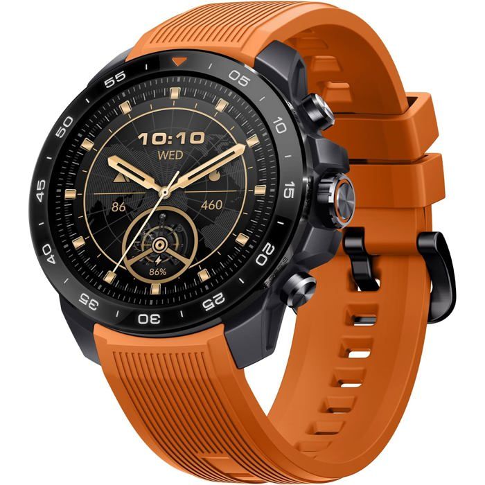 GS Explorer S Montre Connectée Homme GPS Boîtier 10ATM Suivi Sport Étanche Compatible Android iOS