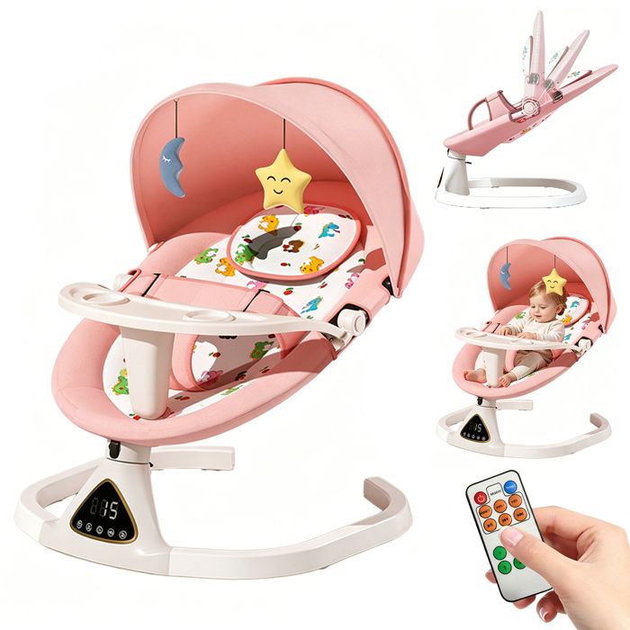 Chaise à bascule pour bébé - Transat Balancelle Bébé Électrique