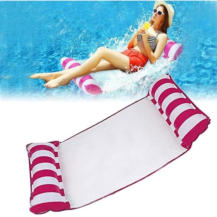 4 in 1 Matelas Gonflable Piscine, Portable Hamac d'eau Gonflable, Fauteuil Gonflable de Piscine, Manuelle Jouets de Piscine pour Plage Partie Vacances | Leroy Merlin 4 in 1 Matelas Gonflable Piscine, Portable Hamac d'eau Gonflable, Fauteuil Gonflable de Piscine, Manuelle Jouets de Piscine pour Plage Partie Vacances | Leroy Merlin