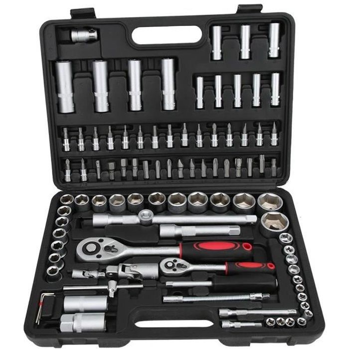 Caisse a outils 101 pièces 1/4'' - 1/2'' KSTOOLS