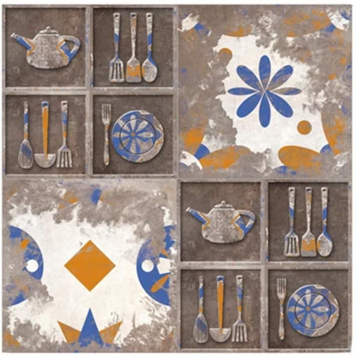 Stickers Adhésifs Imitation Carrelage Pour Salle De Bain/cuisine - 5 M X 20 Cm - PVC 3D