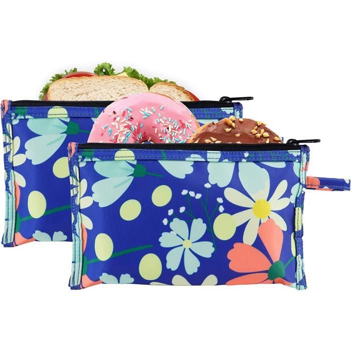 Sac Isotherme Réutilisable Pour Sandwichs - Écologique, Lavable, Adaptable - Pour Repas Du Midii