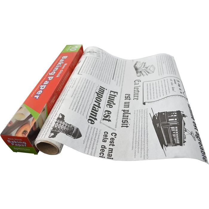 Papier Anti Graisse Alimentaire Ecologique, Papier De Cuisson Réutilisable Respectueux De L