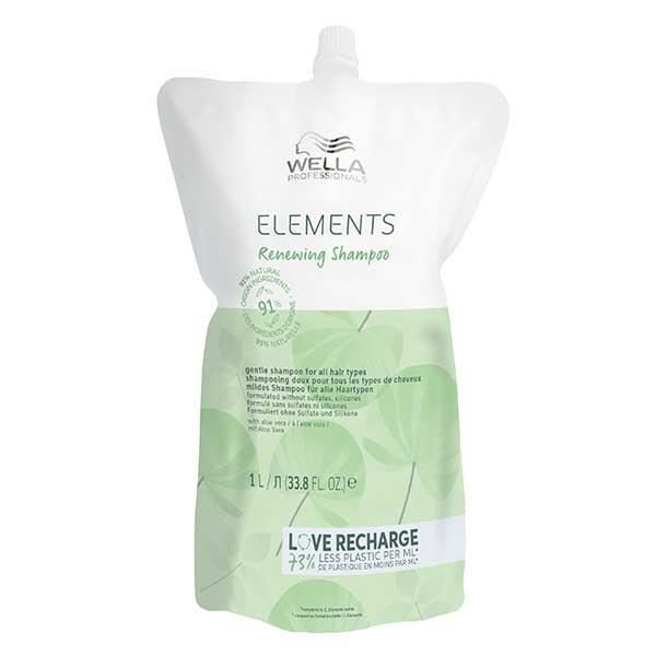 Wella Professionals Elements Recharge Shampoing régénérant sans sulfate pour tous cheveux 1L