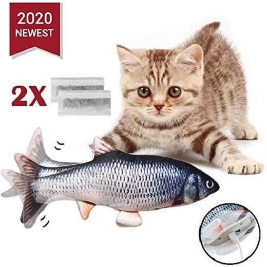 Jouet Chat Jouets Poisson Electronique Simulation Realiste Jouet Pour Chat Poisson Qui Bouge Jouet Chaton Rechargeable Usb Avec 2 Achat Vente Chatiere Trappe Jouet Chat Jouets Poisson Cdiscount