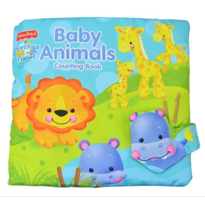 Livre Tissu Animal Mot Chiffre Pr Bebe Age Eveil Premier Lecture De Chevet Jouet Achat Vente Livre D Eveil Cdiscount