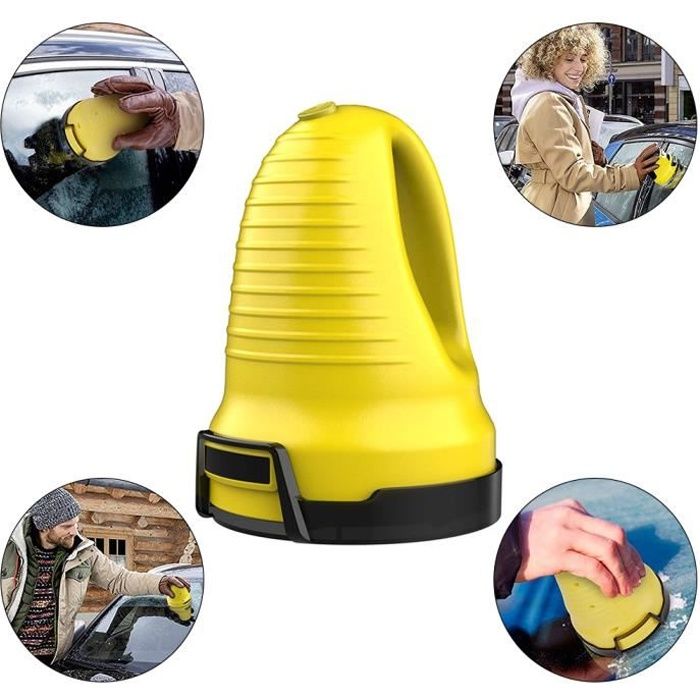 Grattoir à glace et raclette de voiture électrique USB pour dégivrer la glace et le pare-brise de voiture couleur : gris