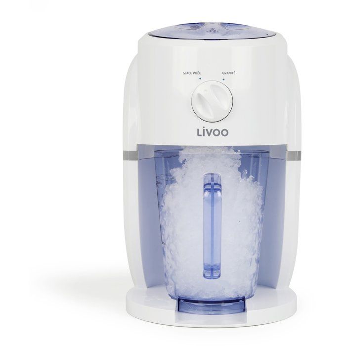 Livoo Machine à piler la glace 2 en 1 pour granités DOM430