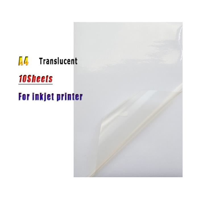 FINGERINSPIRE Lot De 20 Feuilles De Ruban Adhésif Double Face Transparent De Format A4 - 20,3 X 30,5 Cm - Autocollant Transparent Pour Bricolage, Cartes, Loisirs Créatifs, Albums Photo