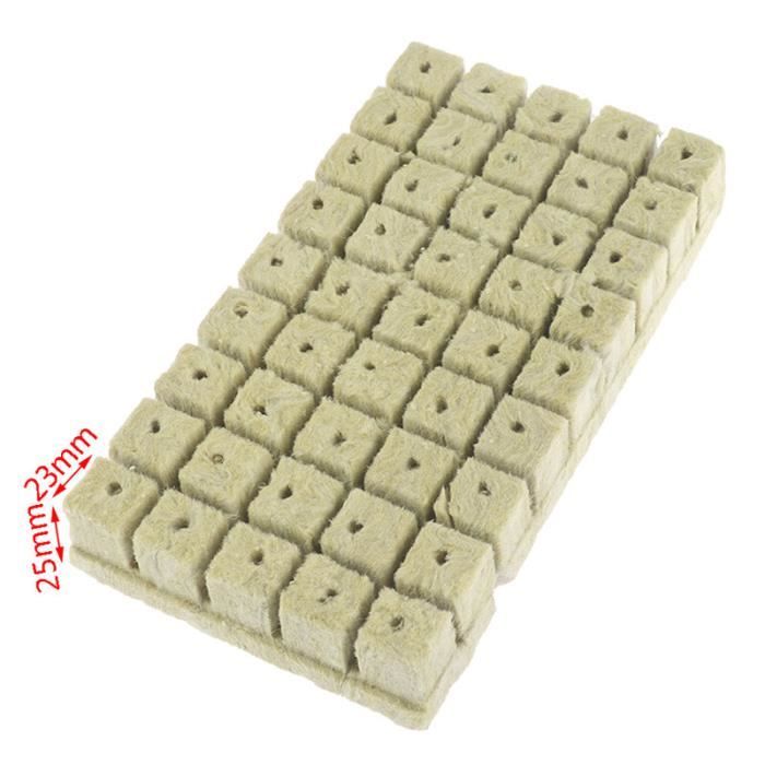 WE08589-Cubes De Culture Hydroponique En Laine De Roche. 1 Pièce. Base