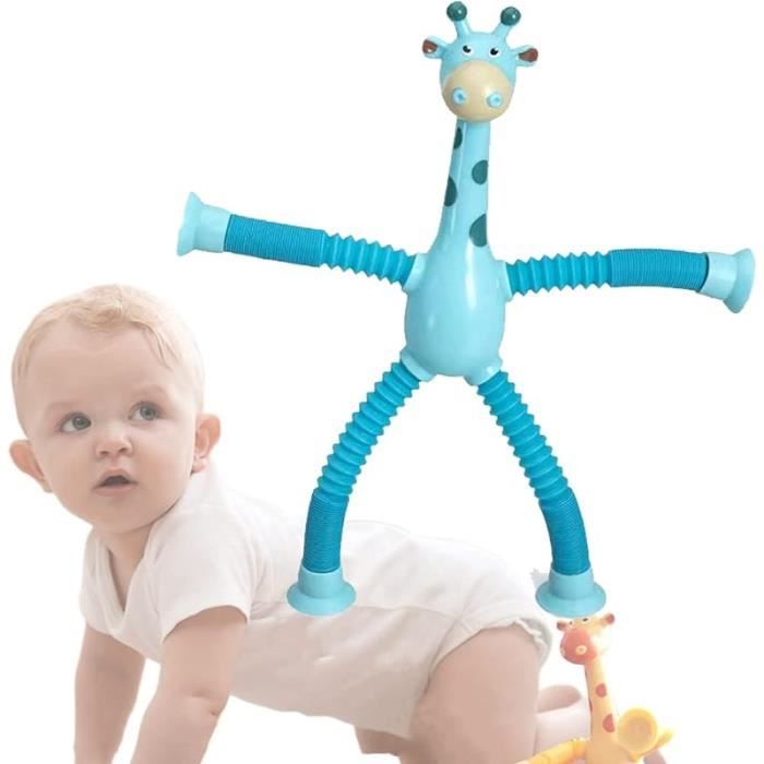 Jouet éducatif anti-stress pour enfants - AUTREMENT - Girafe à ventouse télescopique - Bleu Jouet éducatif anti-stress pour enfants - AUTREMENT - Girafe à ventouse télescopique - Bleu
