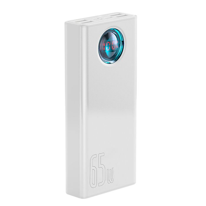 Power Bank - BASEUS - AMBLIGHT - 20000 mAh - Affichage numérique - Couleur blanche